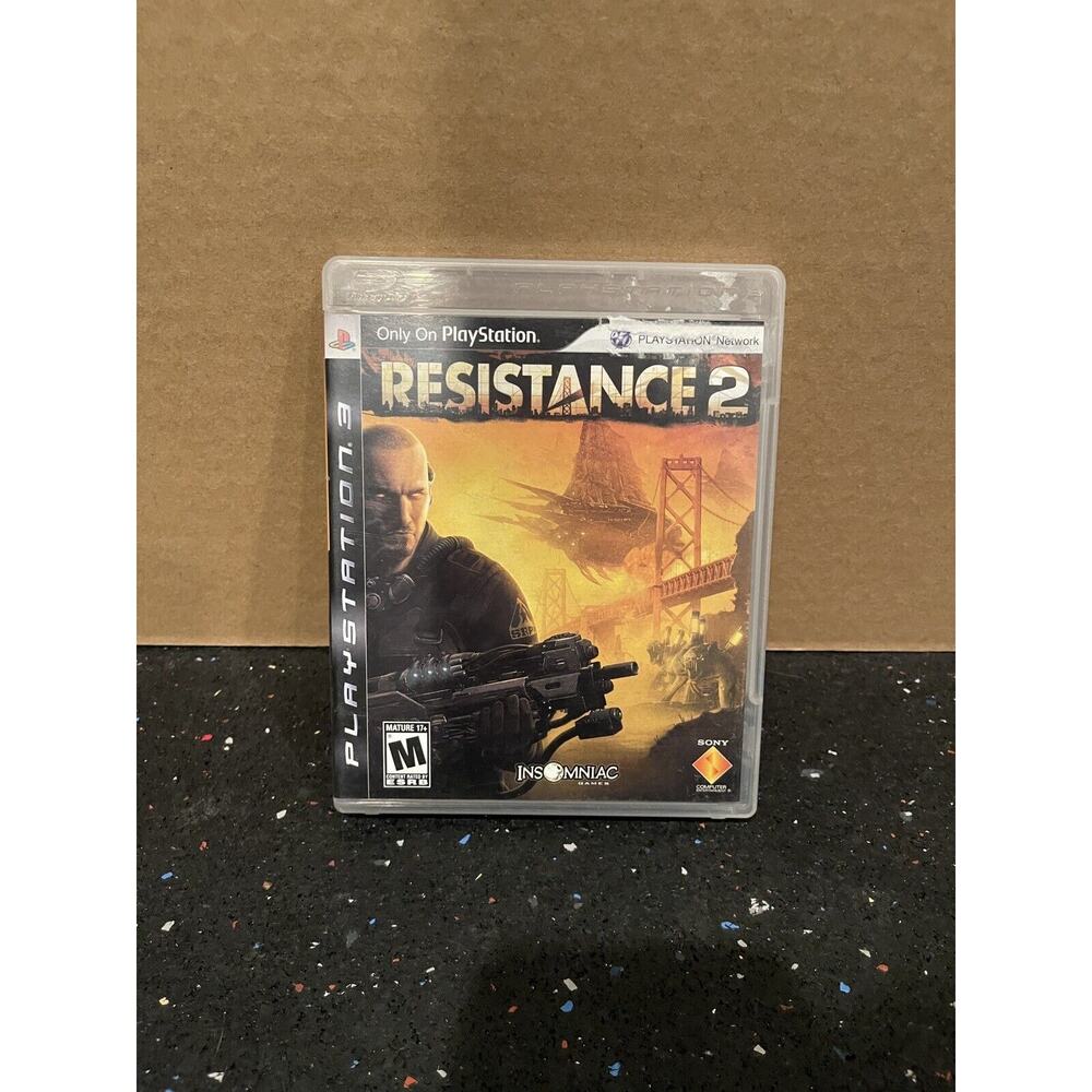 Resistance 2 (PS3 PlayStation 3) Complete w/ Manual Black Label CIB Tested